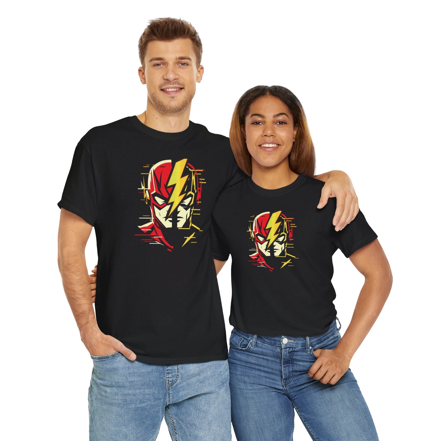 Speed Clash: Fate's Rivalry Unleashed, Unisex Heavy Cotton Tee