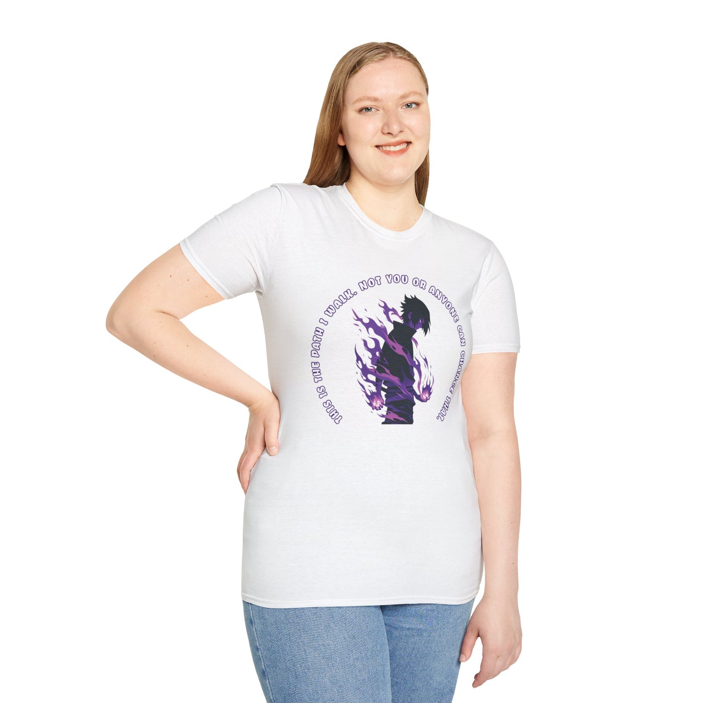 Sasuke's Resolve: Uchiha Strength Unisex Graphic Tee
