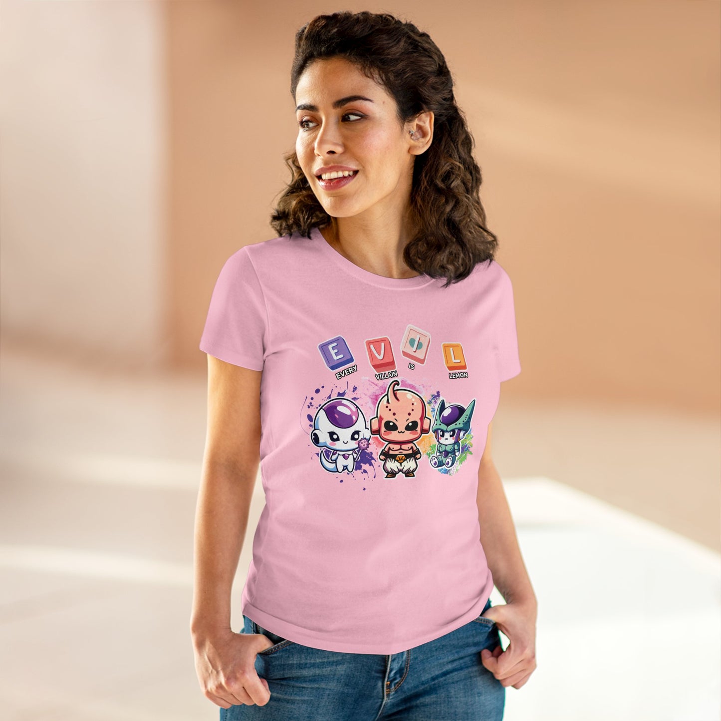 Tiny Tyrants of the Galaxy: Every Villain Is Lemon  – Death by Cuteness!, Women's Cotton Graphic Tee
