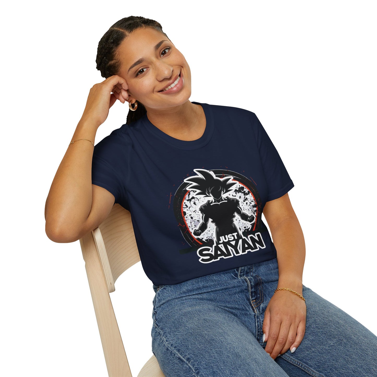 Just Saiyan: Exclusive kakarot Silhouette Graphic Tee for Anime Enthusiasts