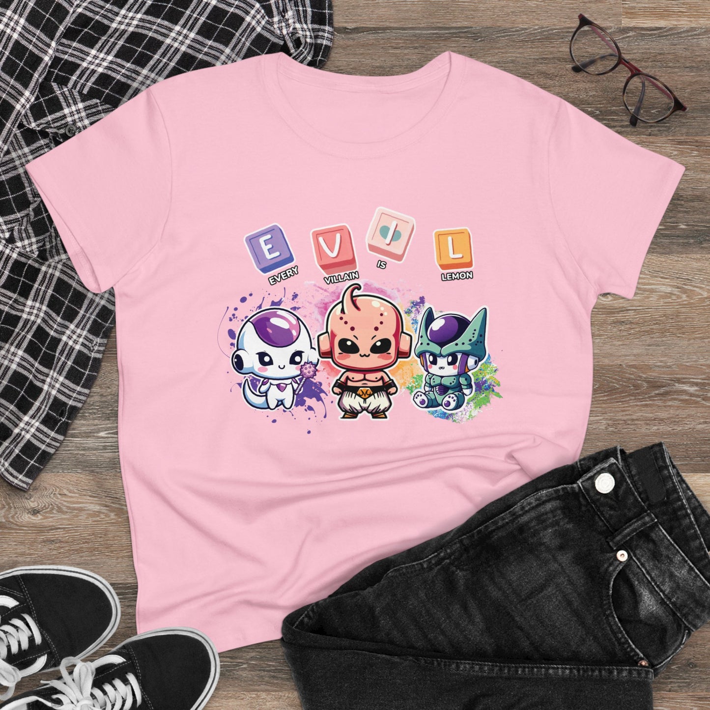 Tiny Tyrants of the Galaxy: Every Villain Is Lemon  – Death by Cuteness!, Women's Cotton Graphic Tee