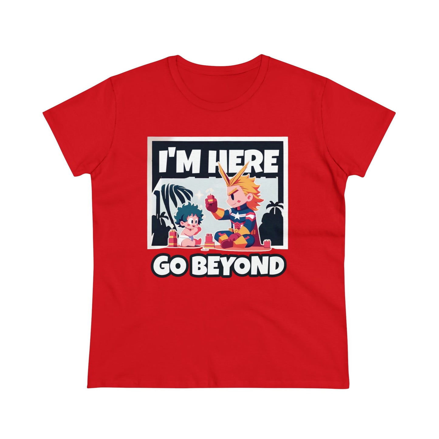 Mighty Playdate: Building Dreams in Cotton Comfort! Women's Graphic Tee