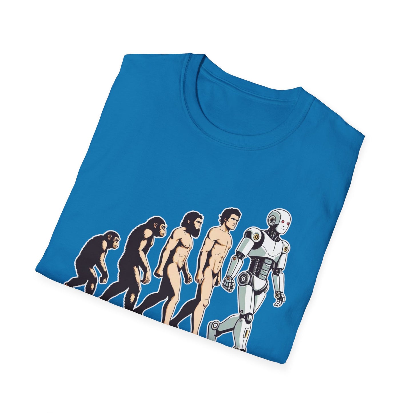 Man to Machine in comfy evolution with 100% cotton Comfort Tee