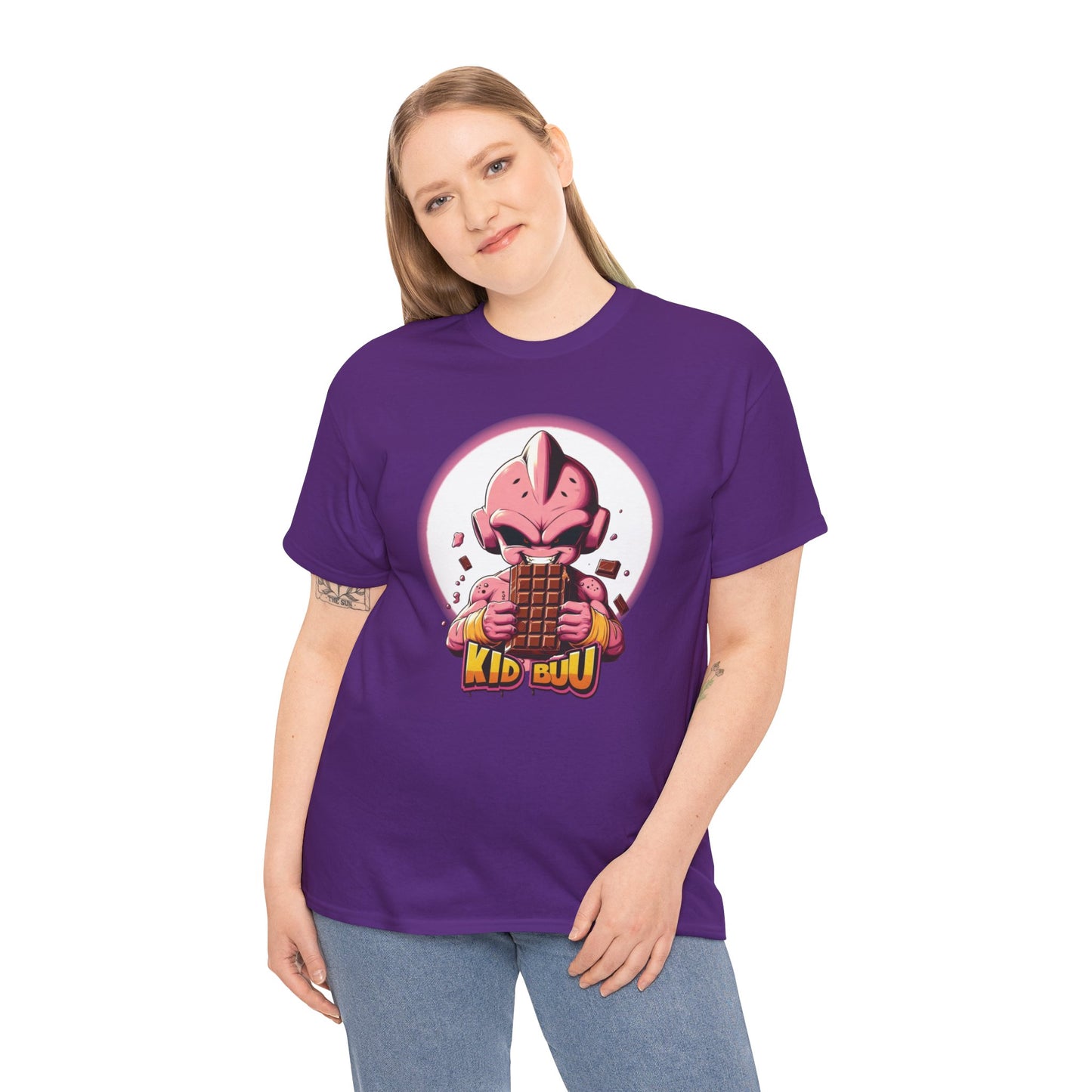 Kid Buu Chocolate Feast Unisex Heavy cotton Tee