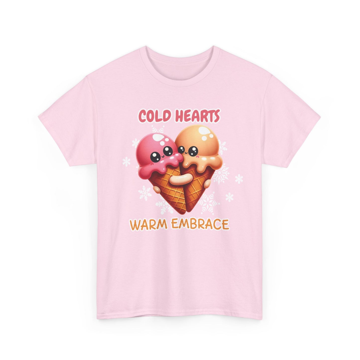Cold hearts, warm embrace - Unisex Heavy Cotton Tee