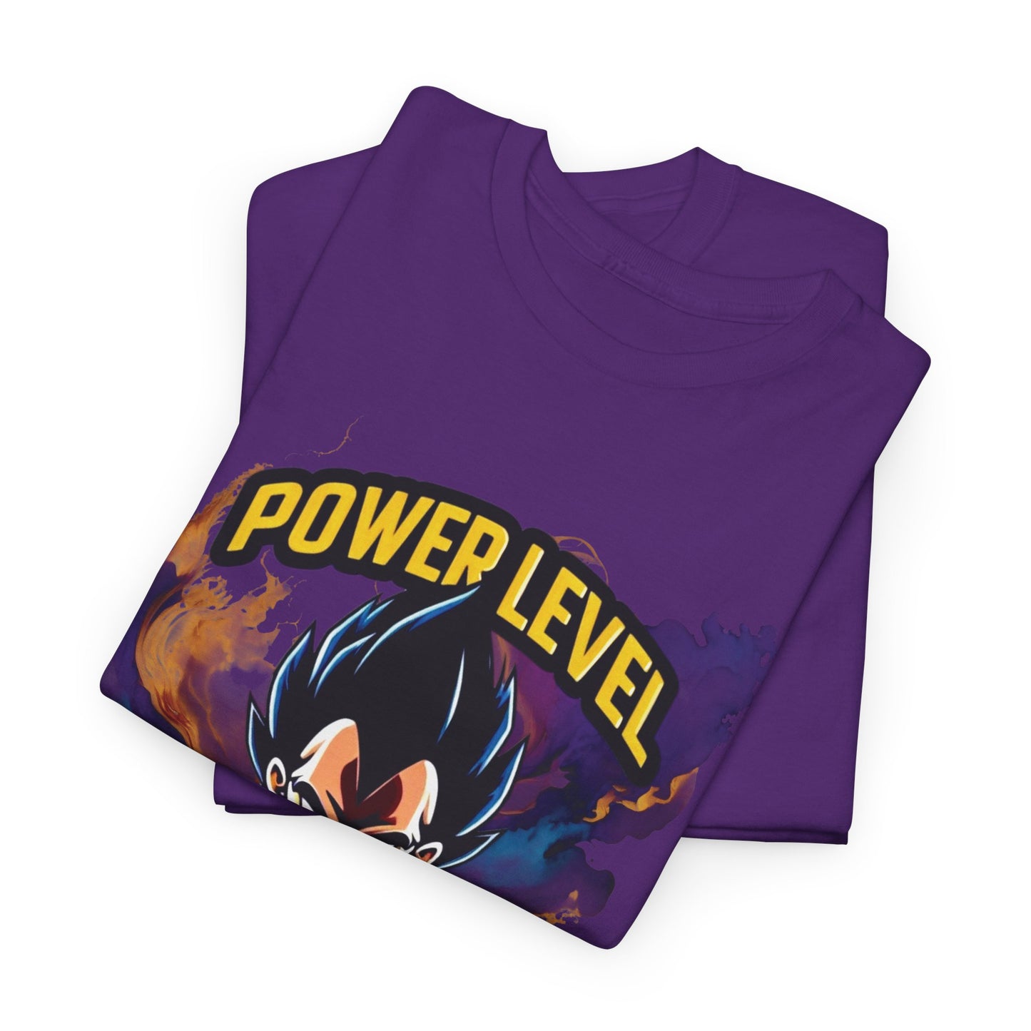 Iconic quote "Power level Over 9000" Unisex Heavy Cotton Tee