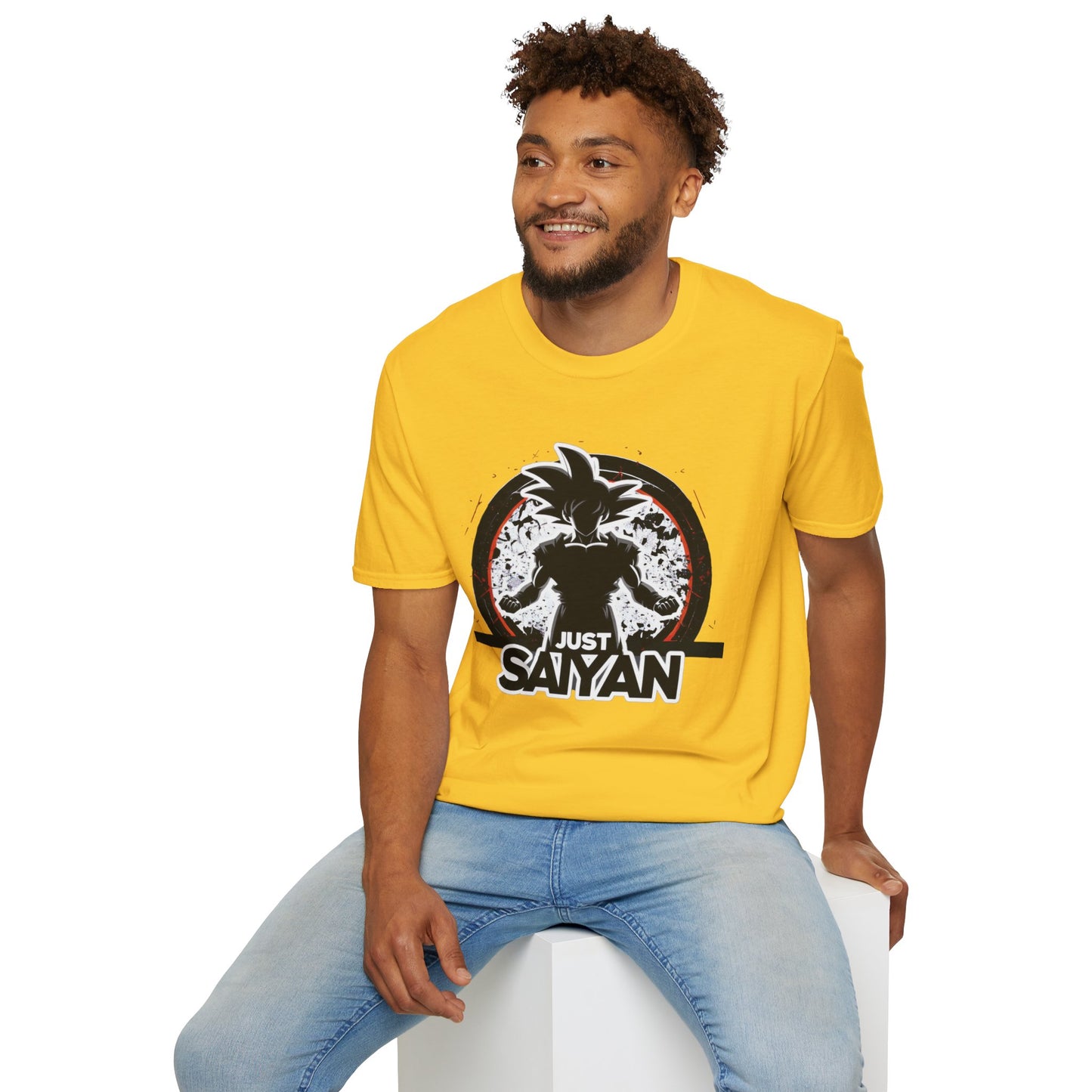 Just Saiyan: Exclusive kakarot Silhouette Graphic Tee for Anime Enthusiasts