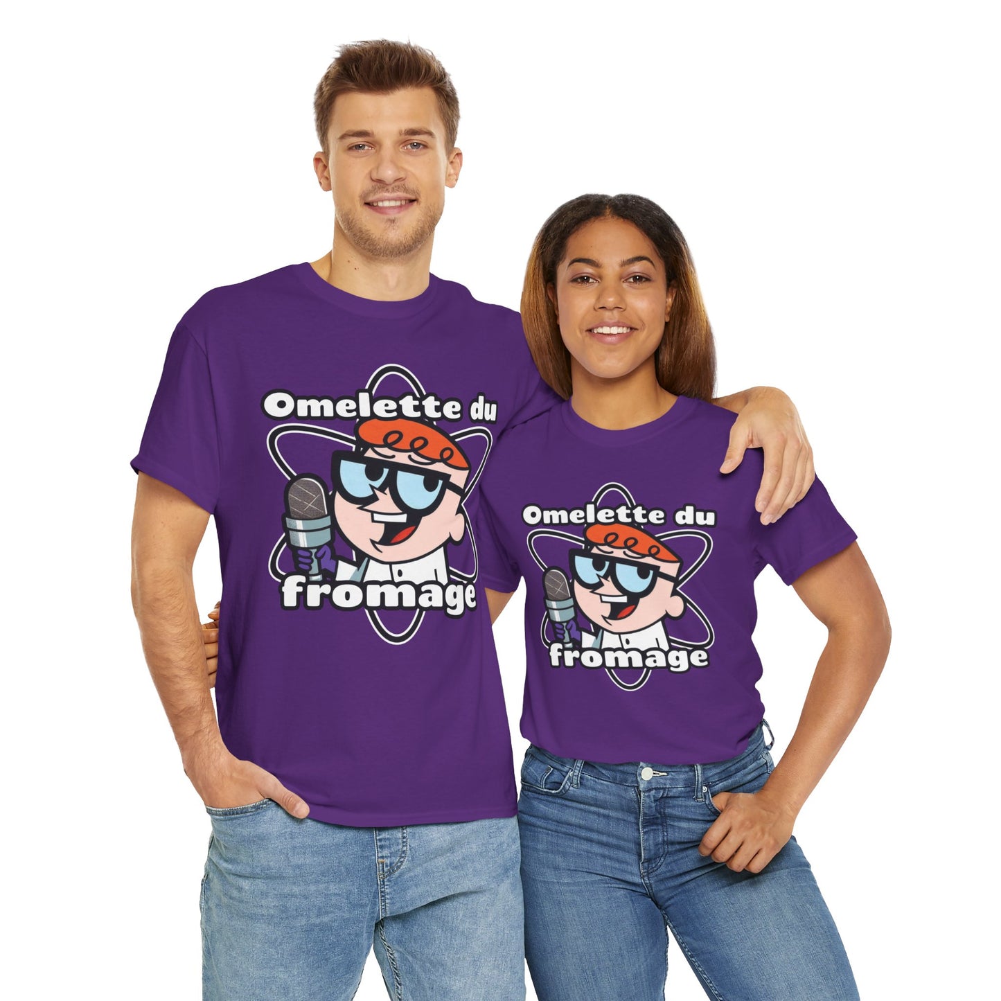 Breakfast Genius: Dexter’s ‘Omelette du Fromage’ Unisex Heavy Cotton Tee