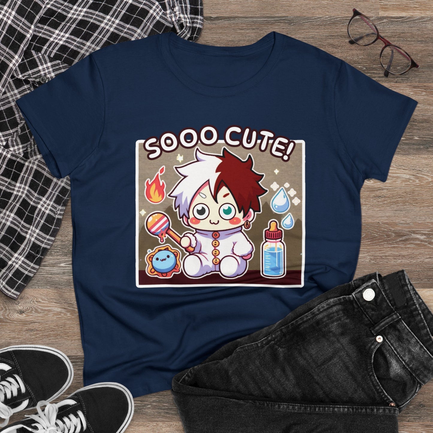 Cute edition: Milk & Quirks Women's Midweight Cotton Tee