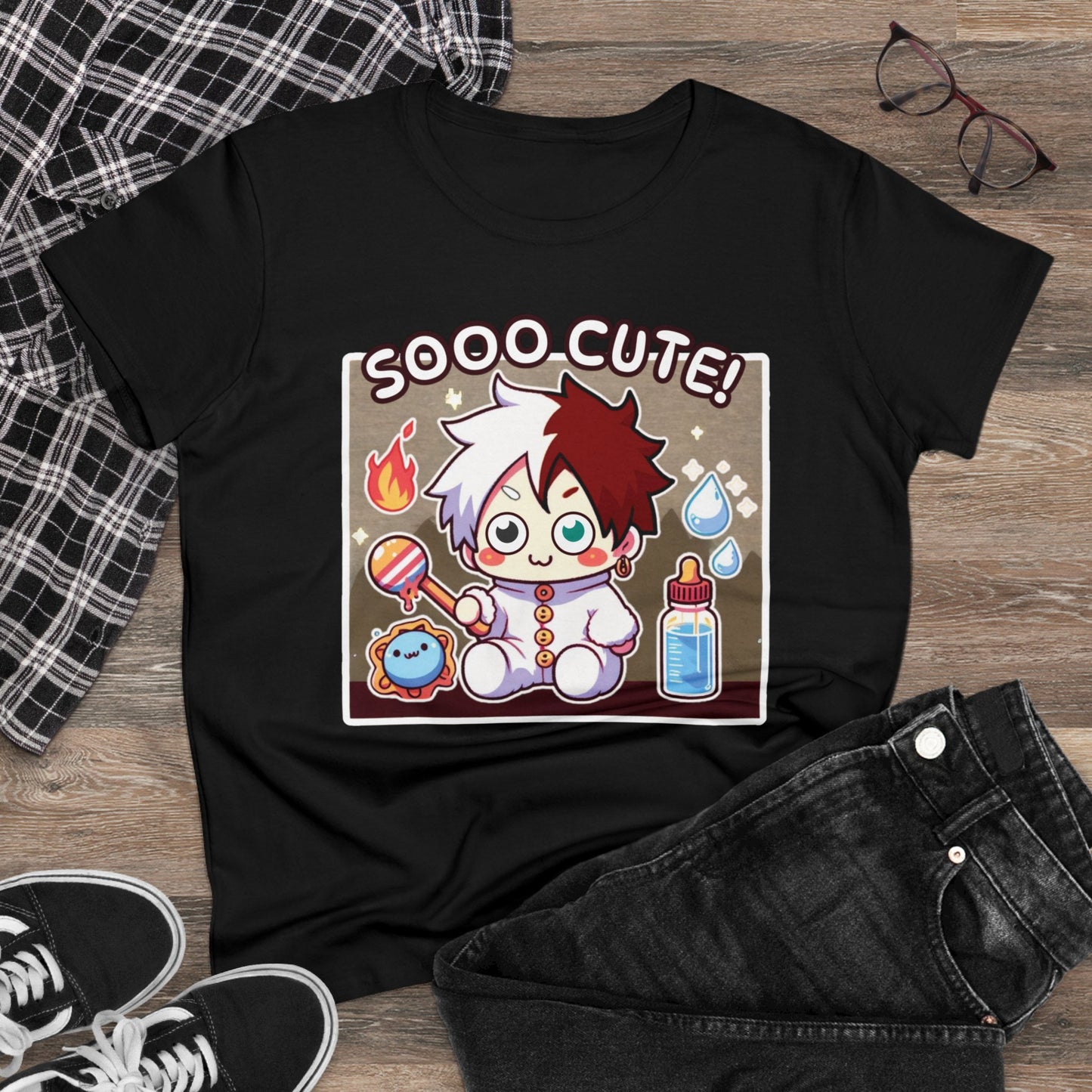 Cute edition: Milk & Quirks Women's Midweight Cotton Tee