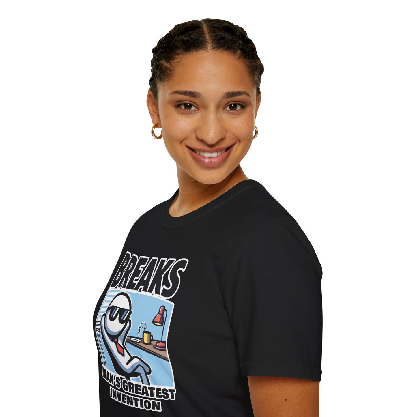 Break Time Bandit: Best Moments Happen on break...Unisex Graphics Tee