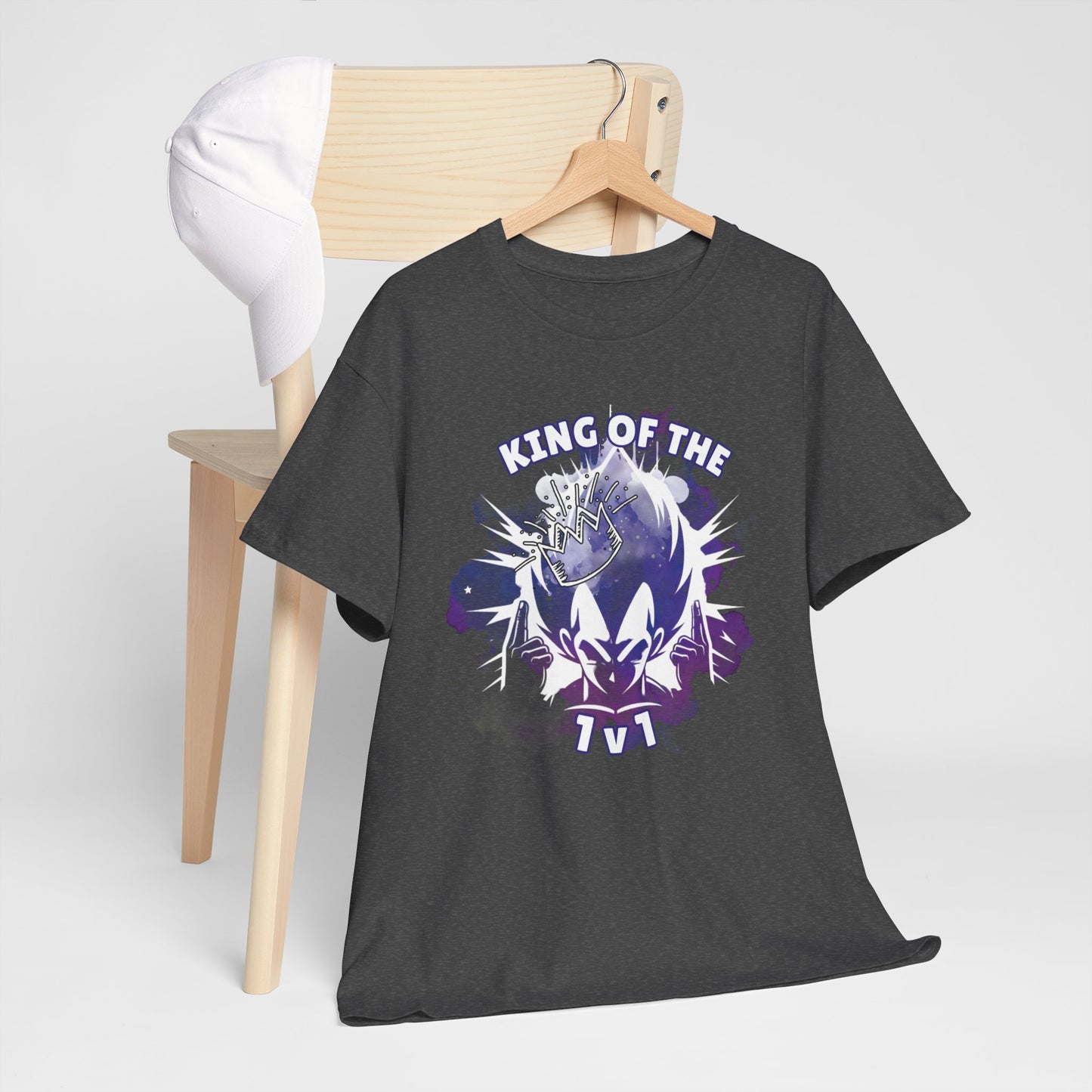 King of 1v1, Saiyan Prince Unisex Heavy cotton Tee