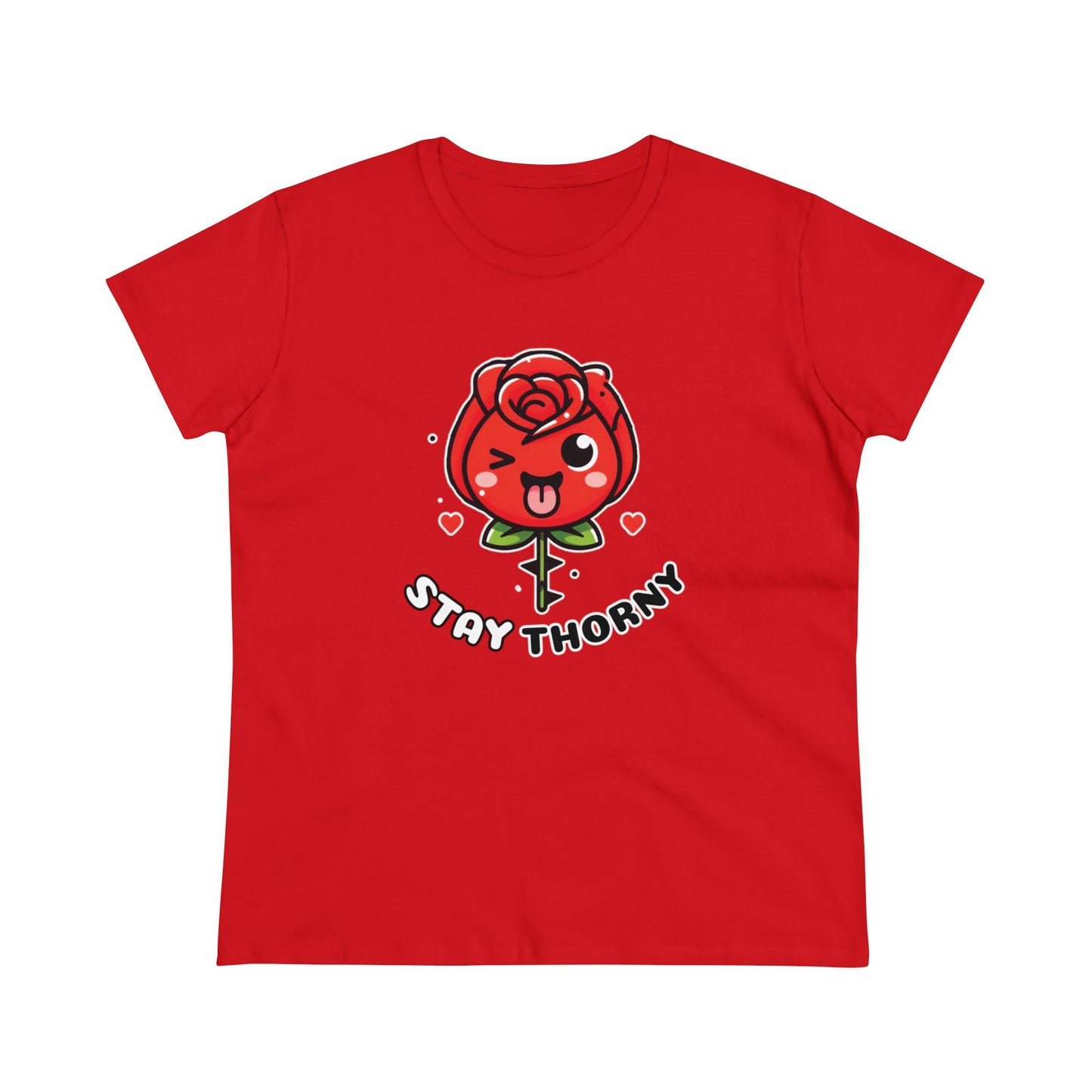 Women's Graphic Tee, Stay Thorny Soft style