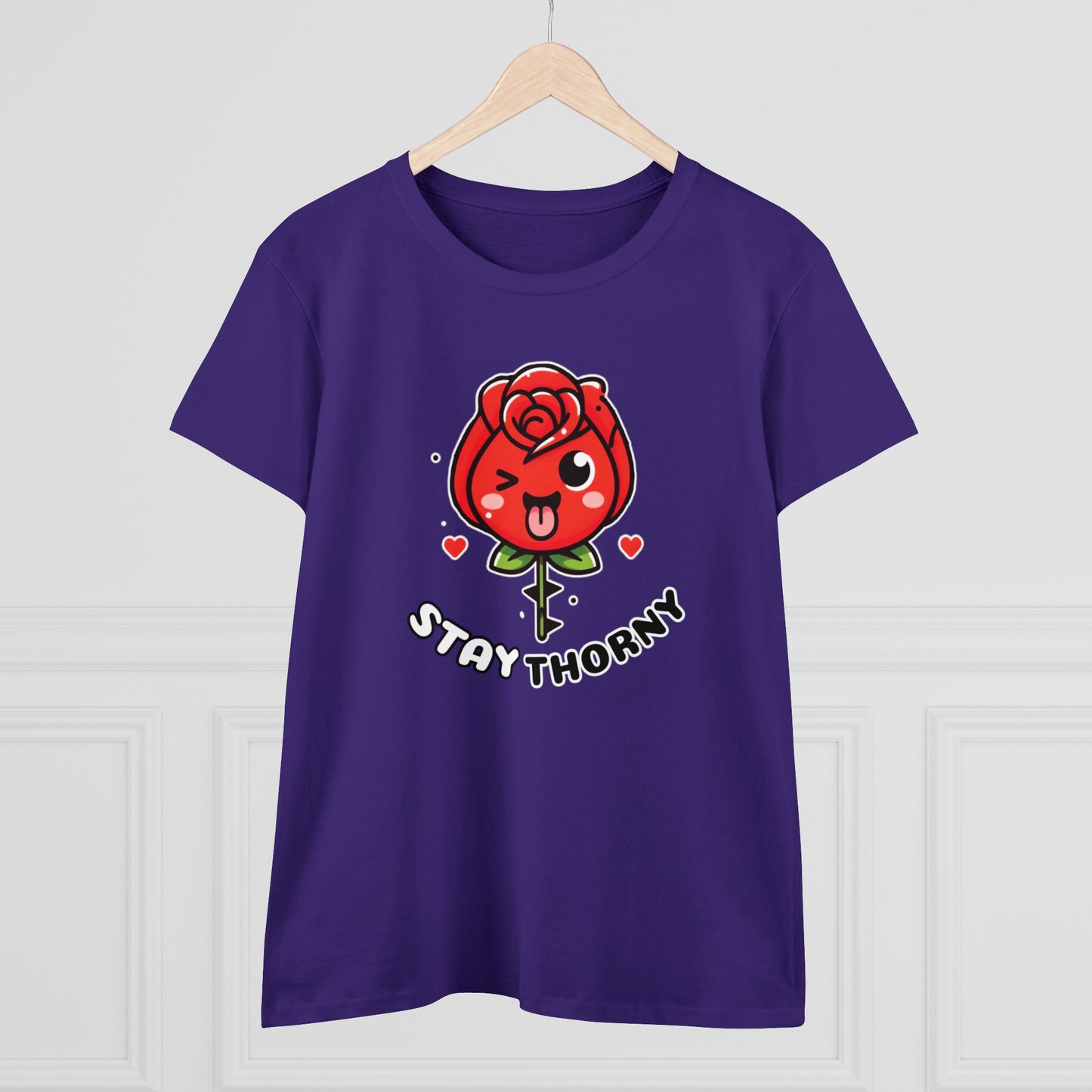 Women's Graphic Tee, Stay Thorny Soft style