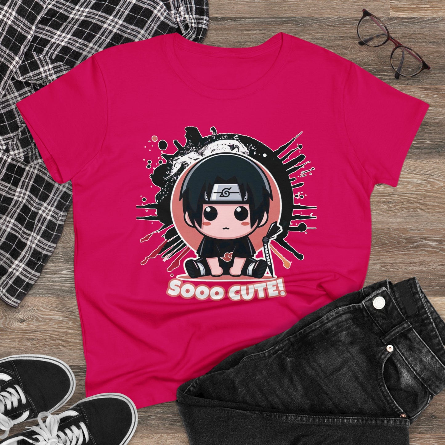 Cute Edition, Small but Deadly: Itty Bitty Ninja β Because Genjutsu Starts Early! Women's Graphic Tee