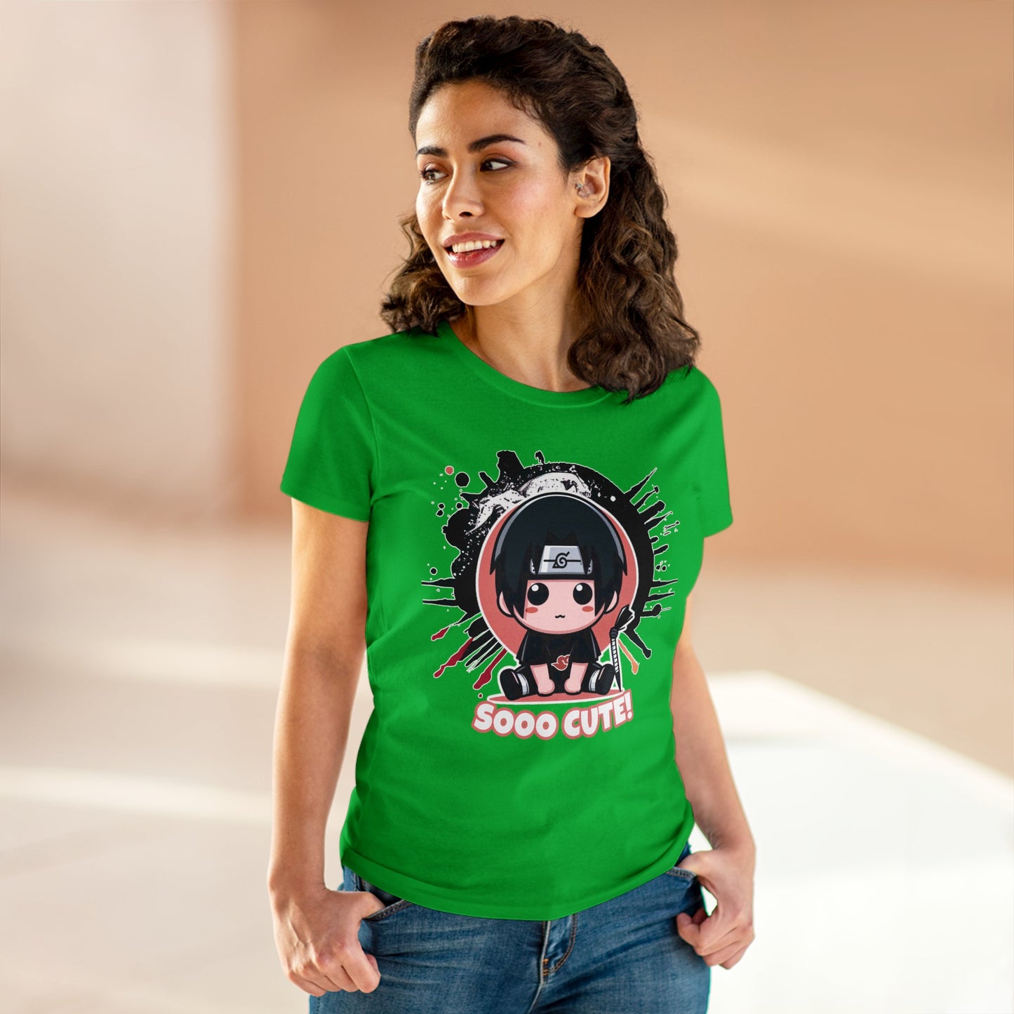 Cute Edition, Small but Deadly: Itty Bitty Ninja β Because Genjutsu Starts Early! Women's Graphic Tee