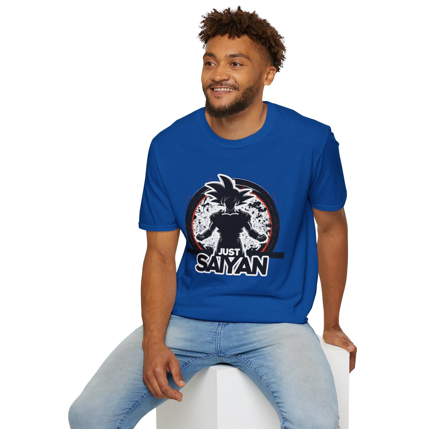Just Saiyan: Exclusive kakarot Silhouette Graphic Tee for Anime Enthusiasts