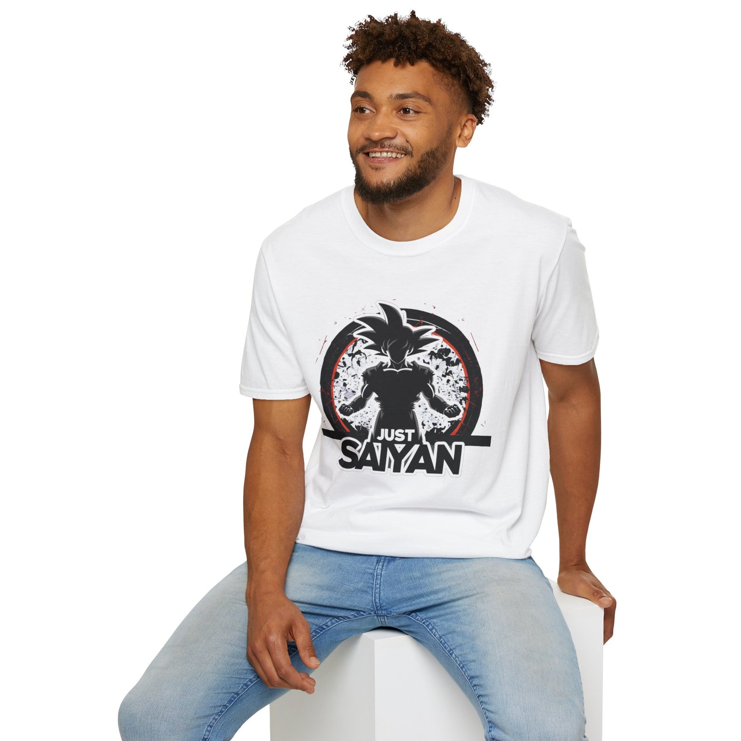 Just Saiyan: Exclusive kakarot Silhouette Graphic Tee for Anime Enthusiasts