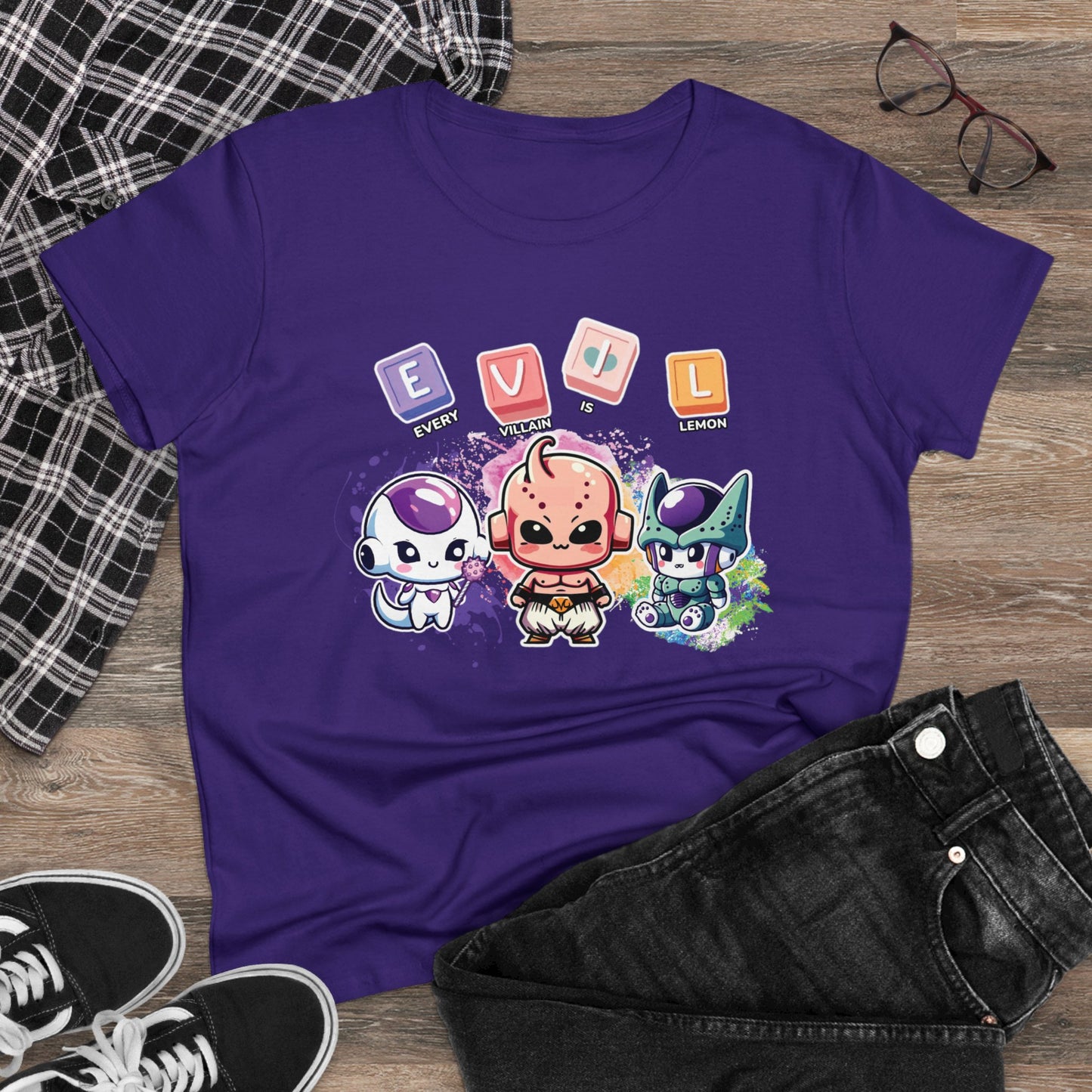 Tiny Tyrants of the Galaxy: Every Villain Is Lemon  – Death by Cuteness!, Women's Cotton Graphic Tee