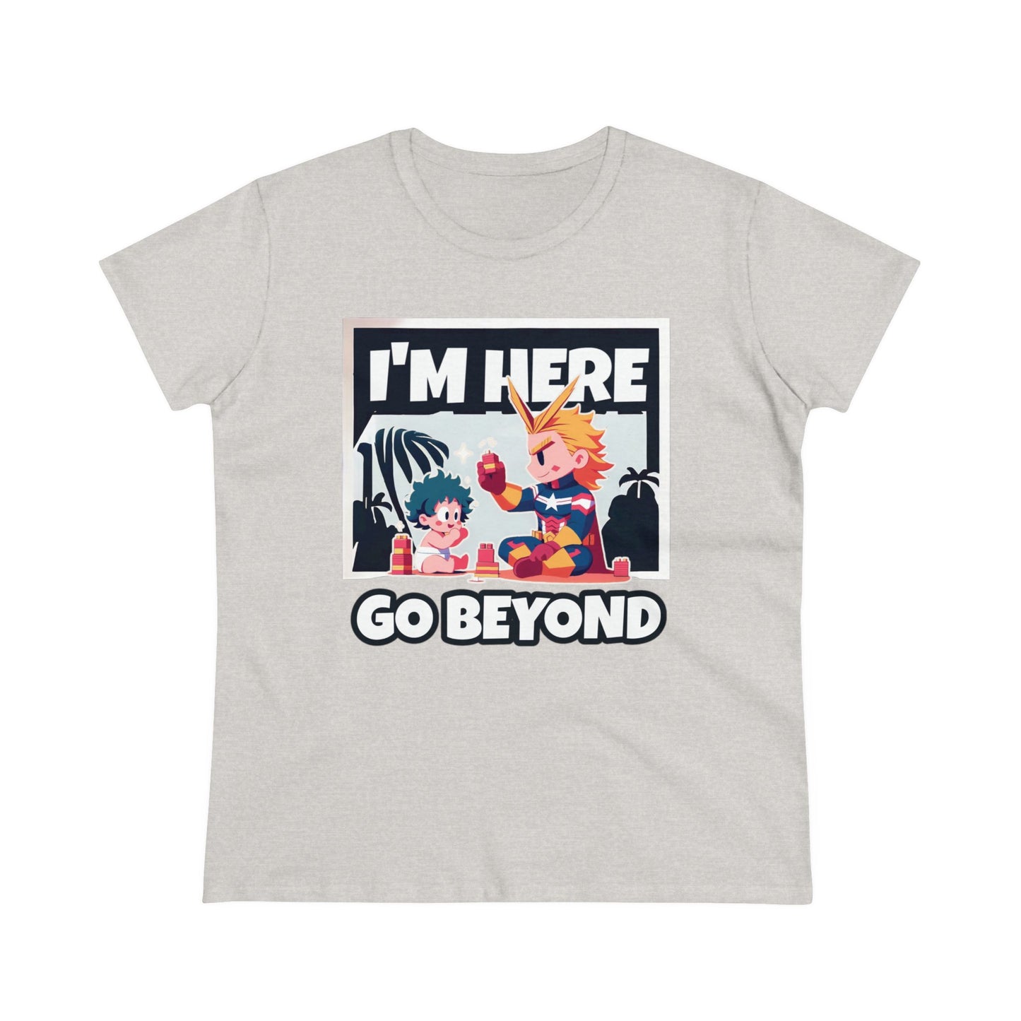 Mighty Playdate: Building Dreams in Cotton Comfort! Women's Graphic Tee