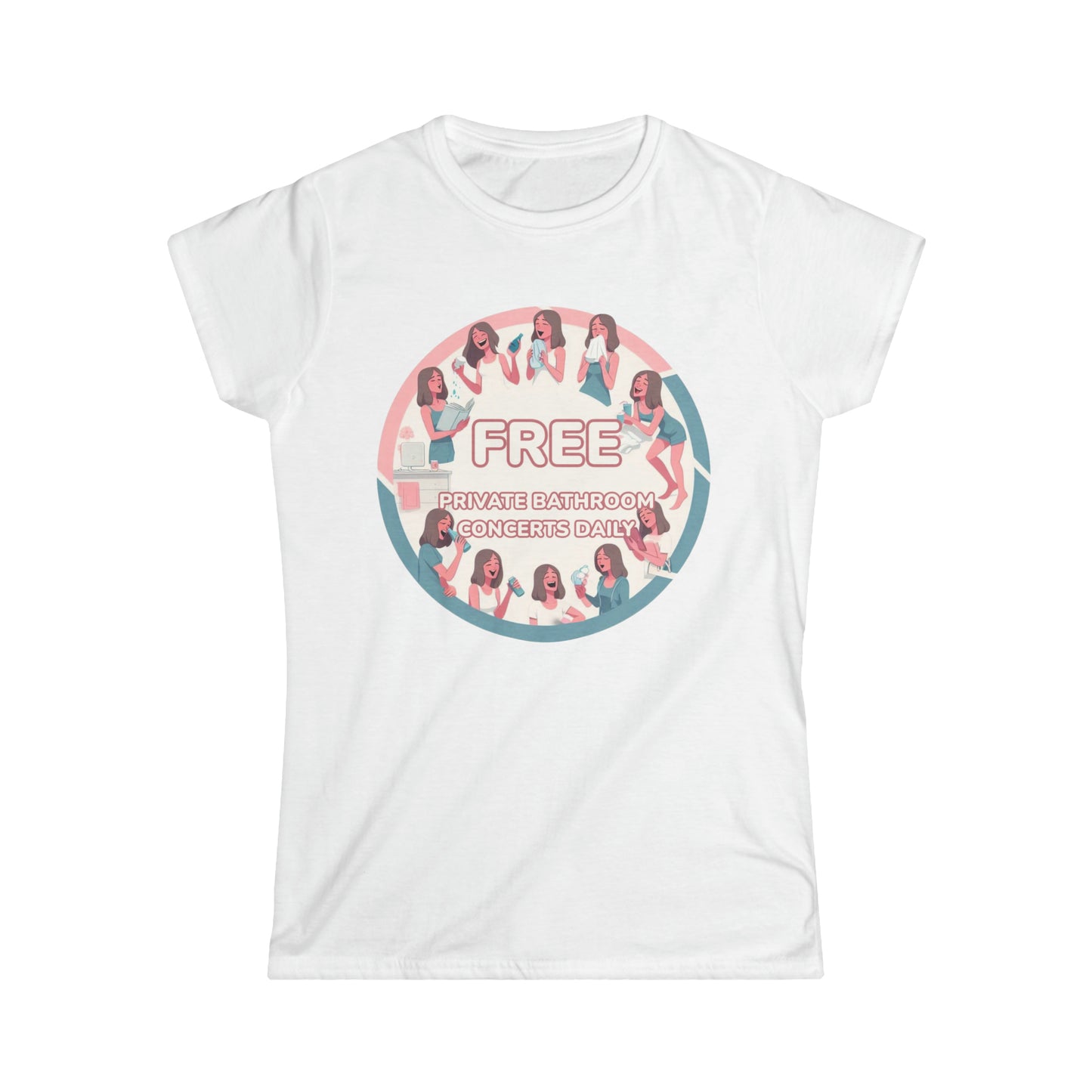 Women's SoftStyle Tee, 100% Cotton Comfort with Exclusive Shower Concert Tee!