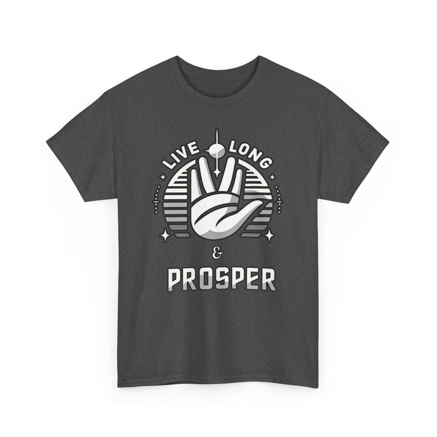 Galactic Equation: Live Long and Prosper in Infinite Voyages, Unisex Heavy Cotton Tee