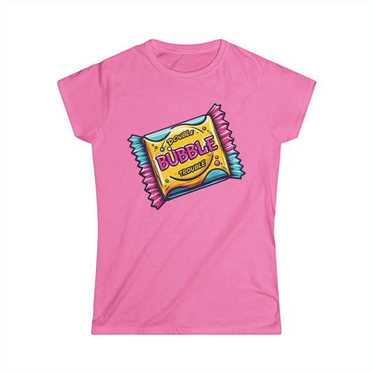 Double Bubble Trouble Women's Softstyle Tee