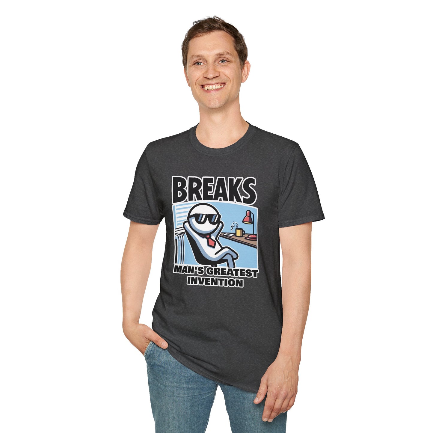 Break Time Bandit: Best Moments Happen on break...Unisex Graphics Tee