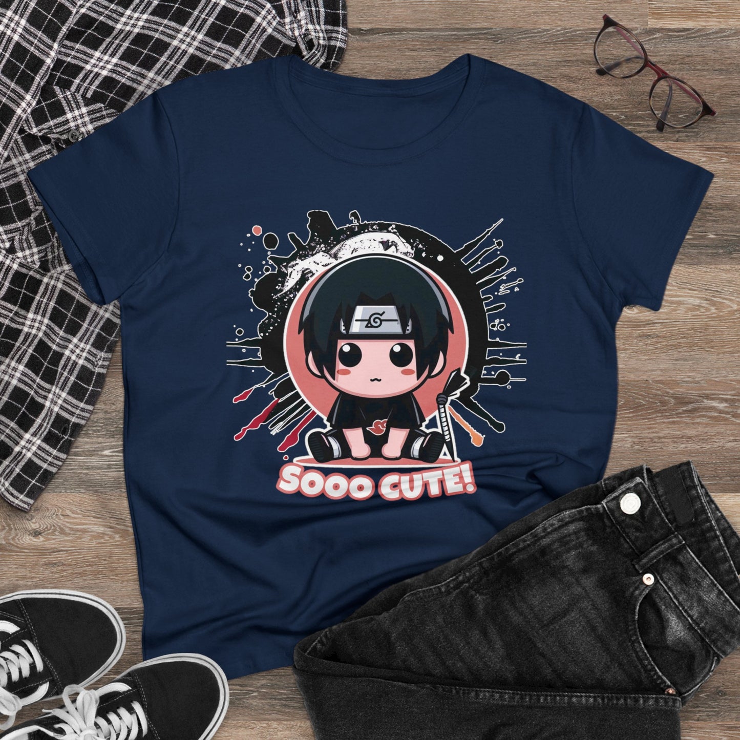 Cute Edition, Small but Deadly: Itty Bitty Ninja β Because Genjutsu Starts Early! Women's Graphic Tee