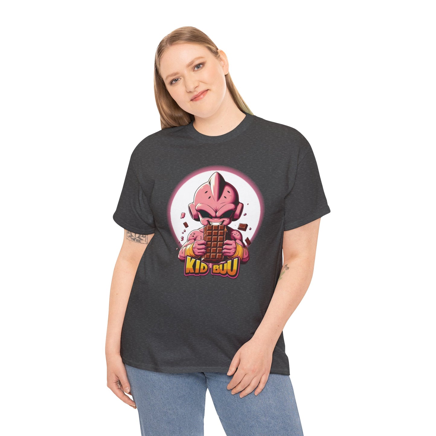 Kid Buu Chocolate Feast Unisex Heavy cotton Tee