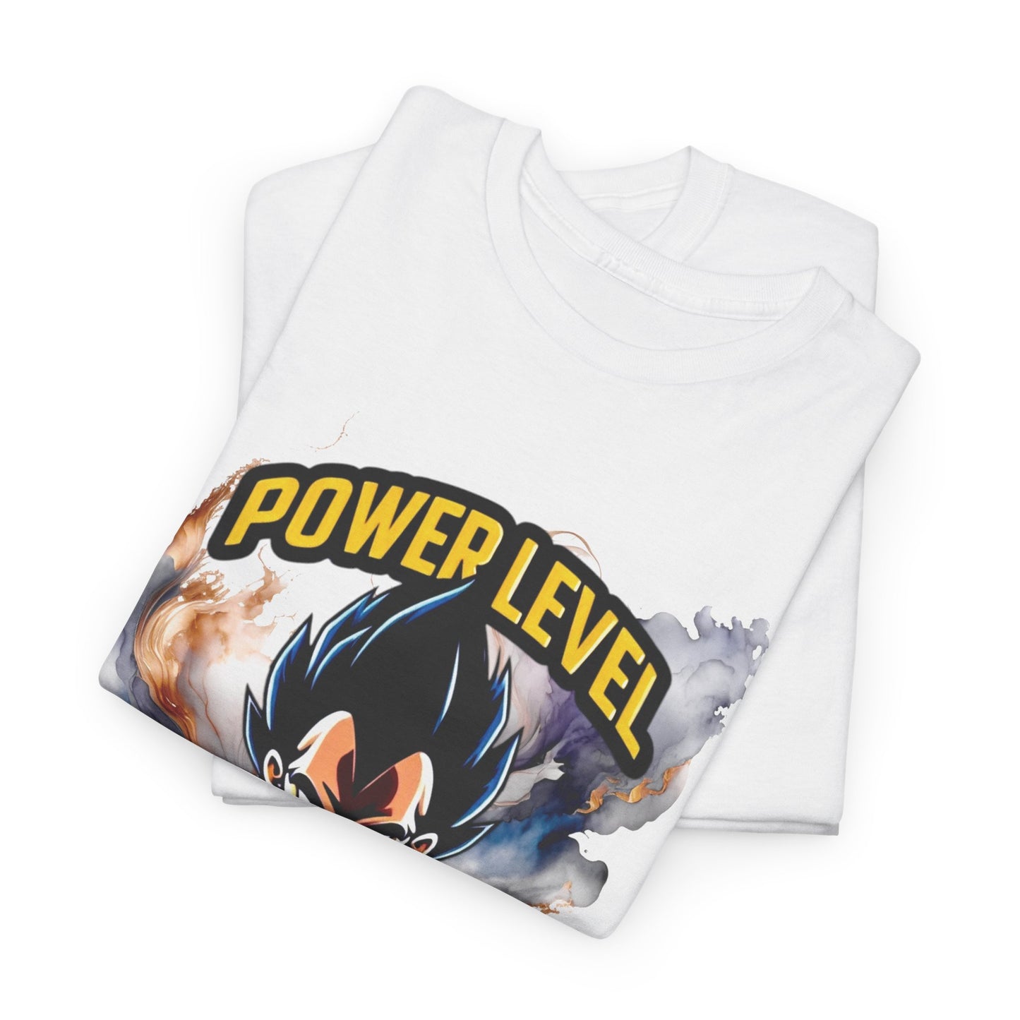 Iconic quote "Power level Over 9000" Unisex Heavy Cotton Tee