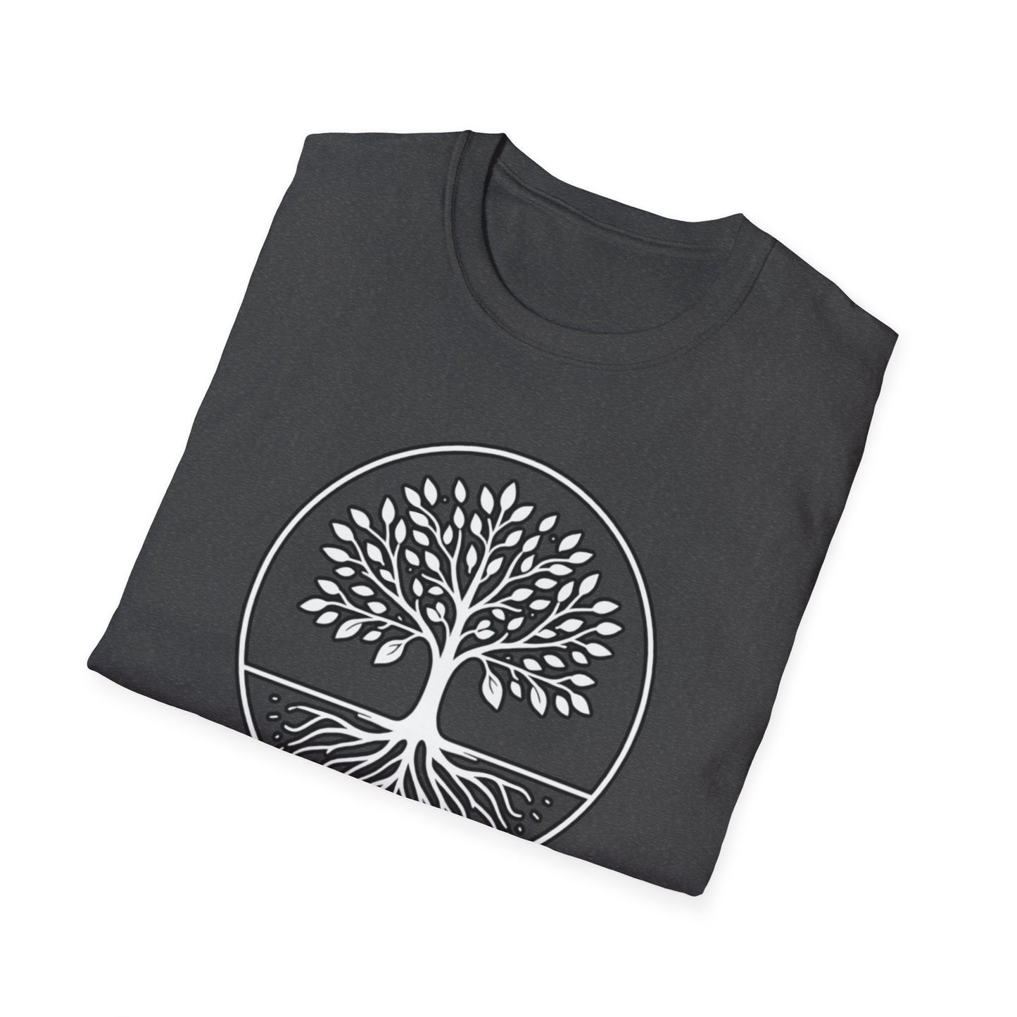 Roots of Balance: Unisex Tree of Life Essence Cotton Tee
