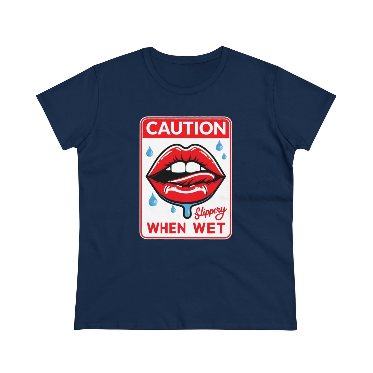 Wet & Witty: Adult Humor Splash Zone Tee for Women