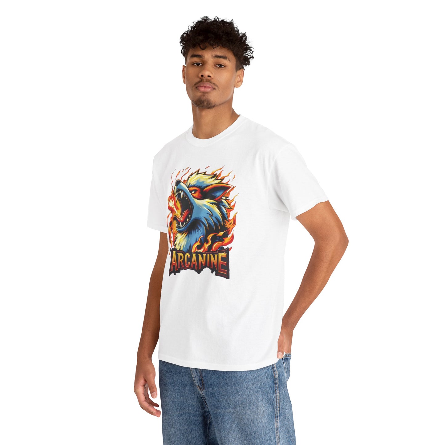 Blazing Arcanine Roar Tee Unisex Heavy cotton Tee