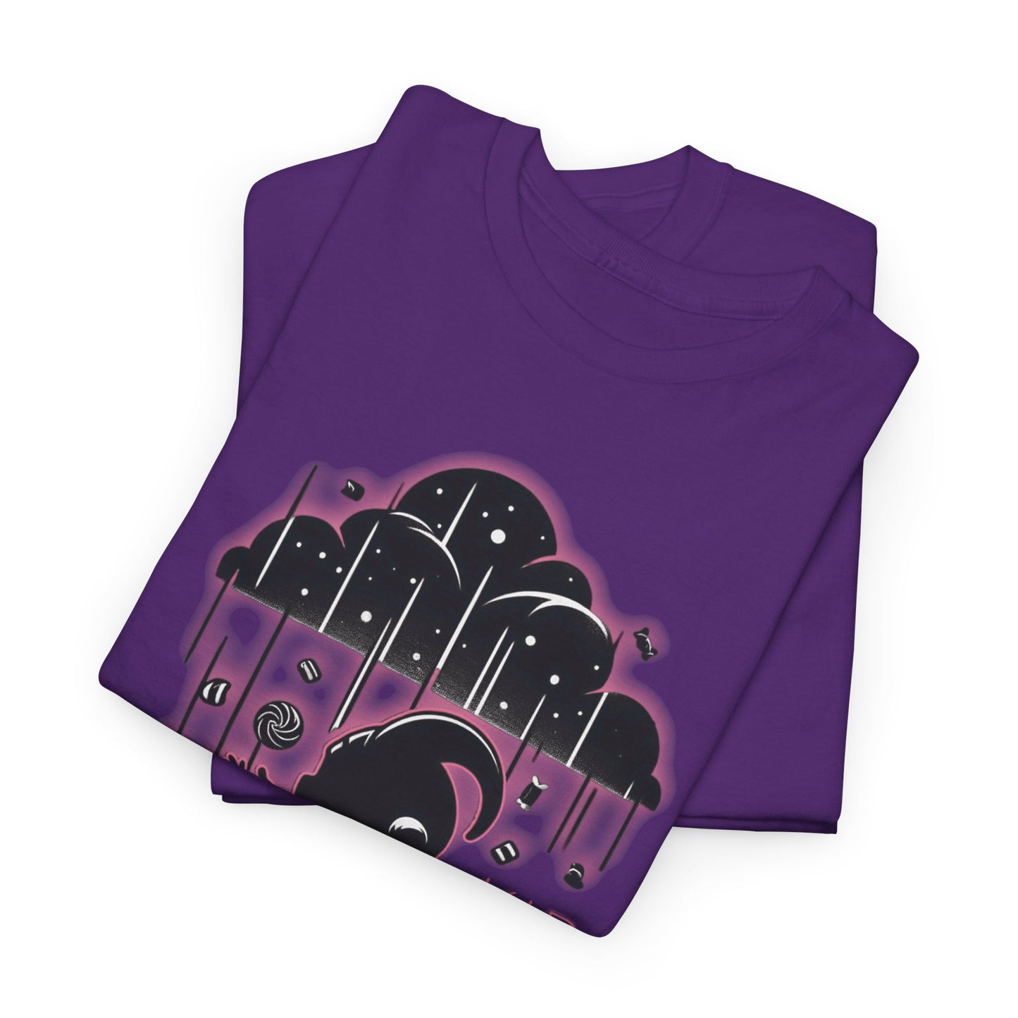 Candy Catastrophe: Rain of Sweets Unisex Heavy Cotton Tee