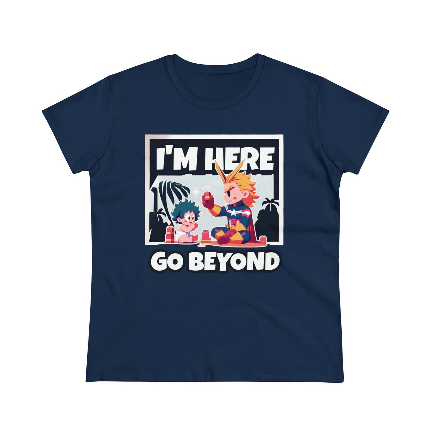 Mighty Playdate: Building Dreams in Cotton Comfort! Women's Graphic Tee