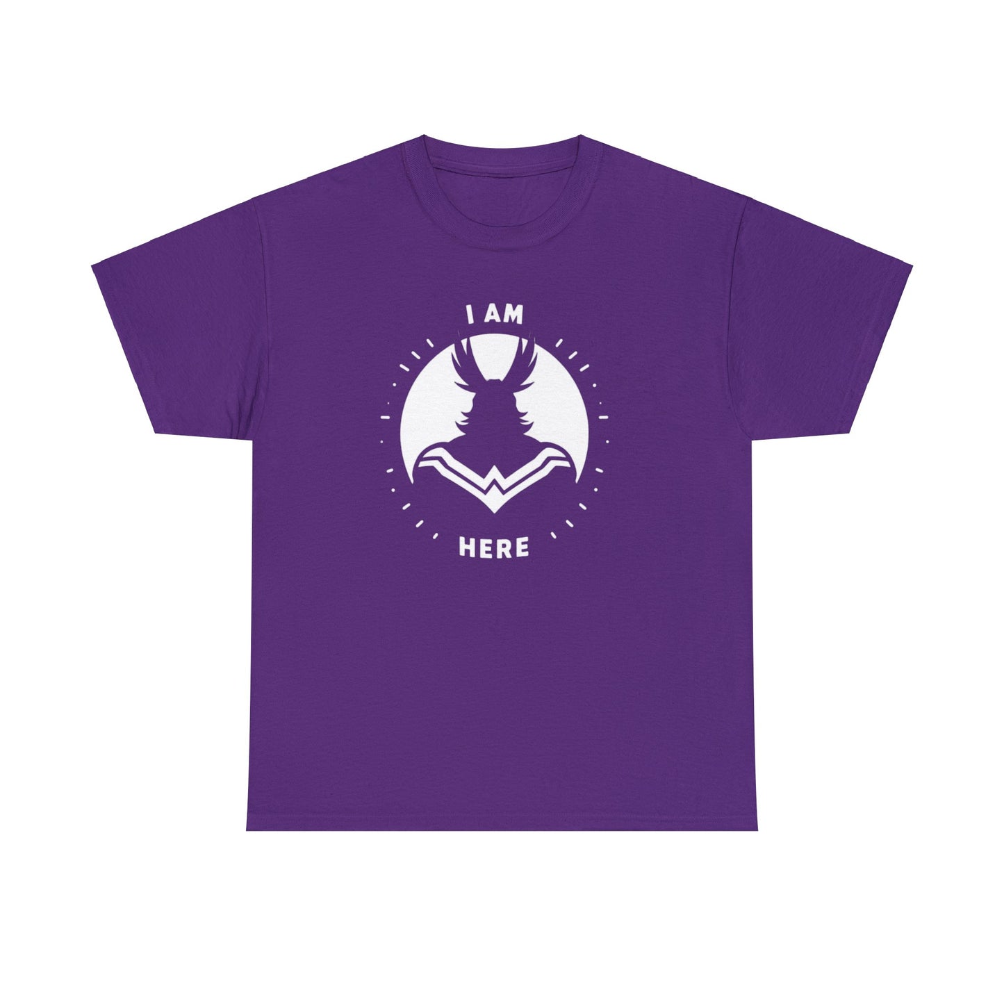 Unleash Your Hero Within: Mighty Silhouette Empowerment Tee Unisex Heavy Cotton Tee
