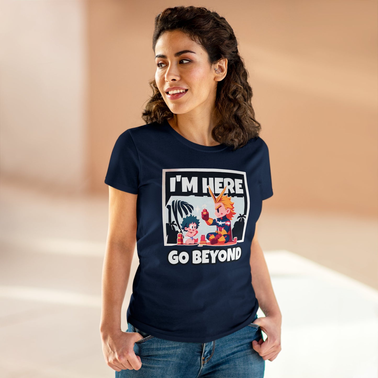 Mighty Playdate: Building Dreams in Cotton Comfort! Women's Graphic Tee