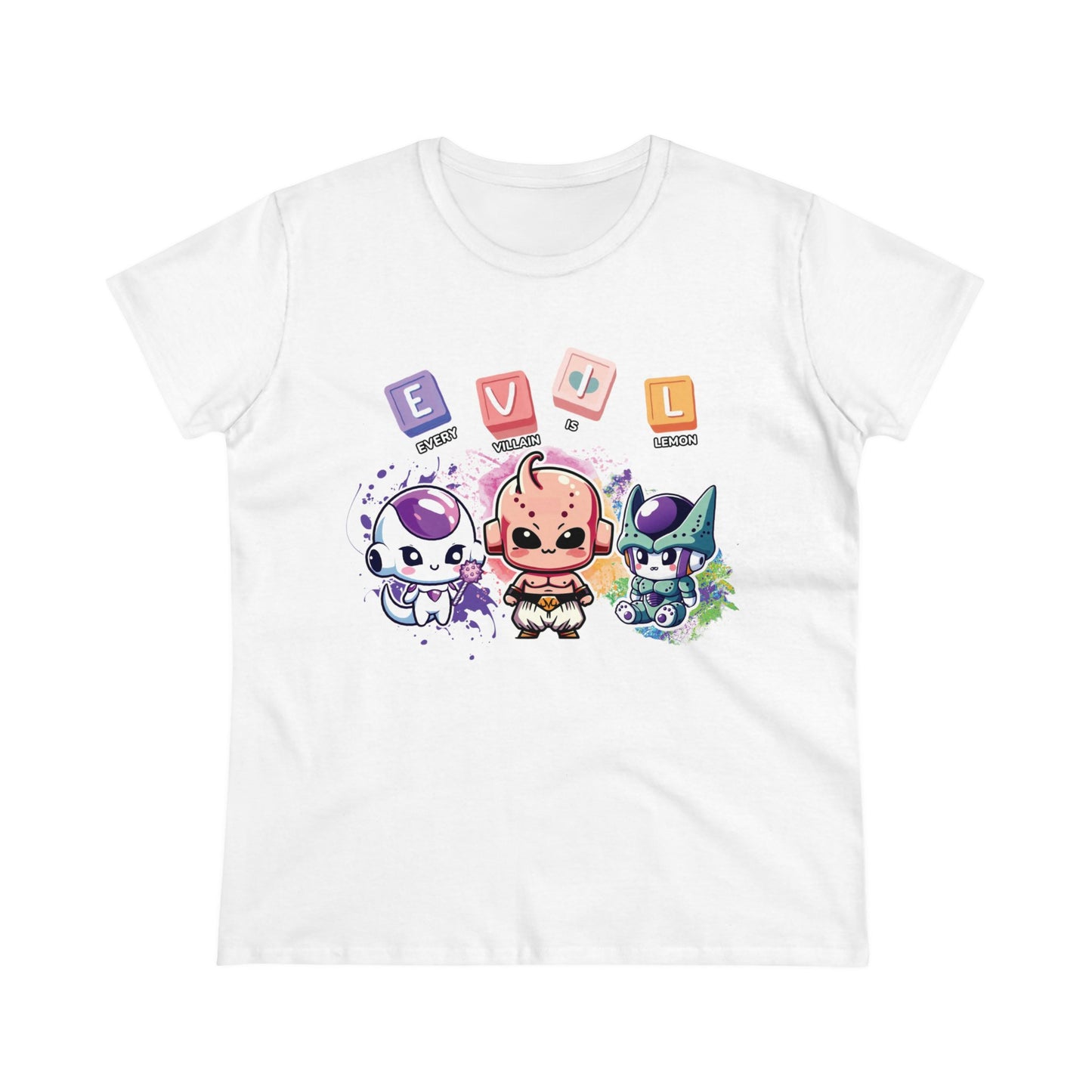 Tiny Tyrants of the Galaxy: Every Villain Is Lemon  – Death by Cuteness!, Women's Cotton Graphic Tee