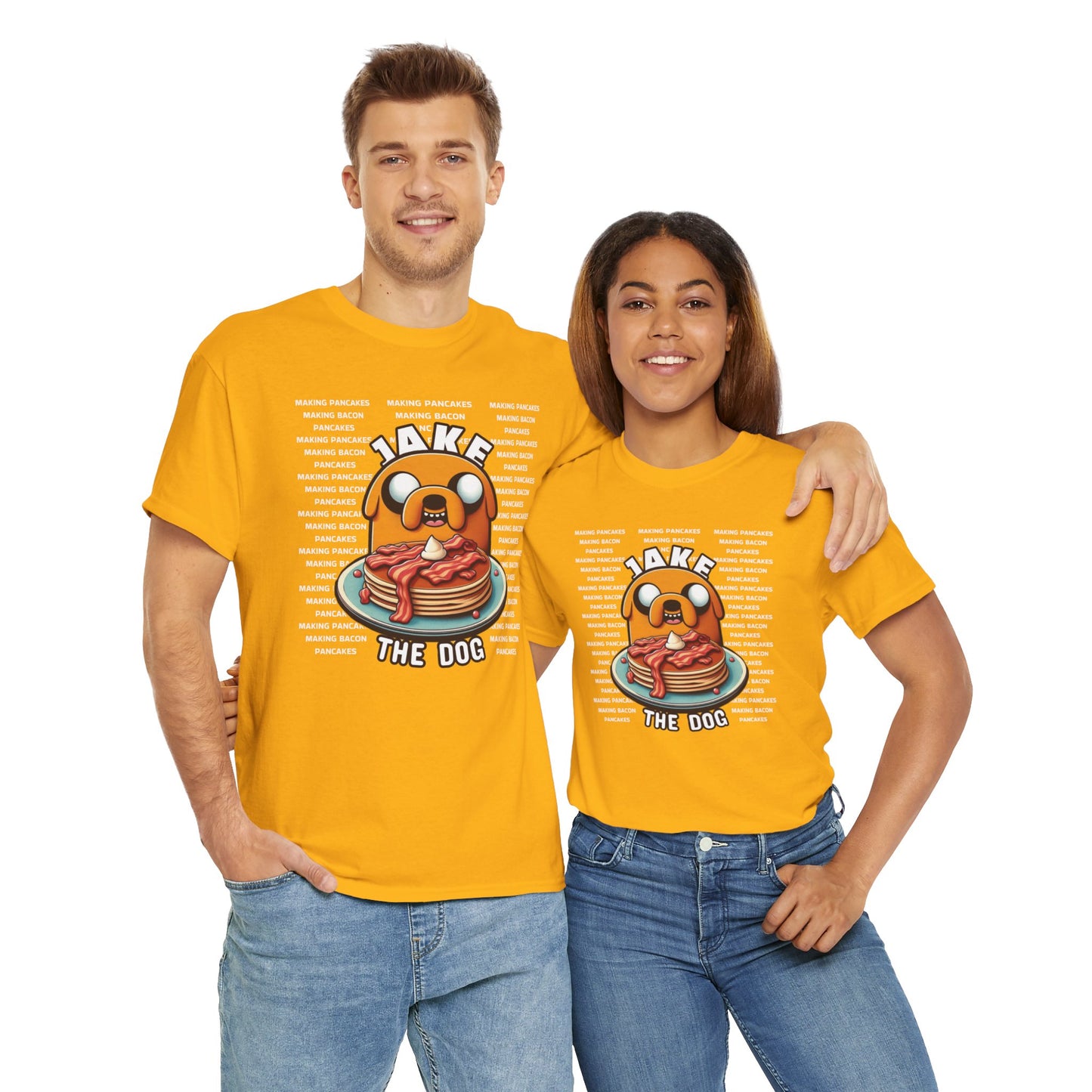 Flippin' Fun: Jake's Bacon Pancake Jam unisex Graphic Tee