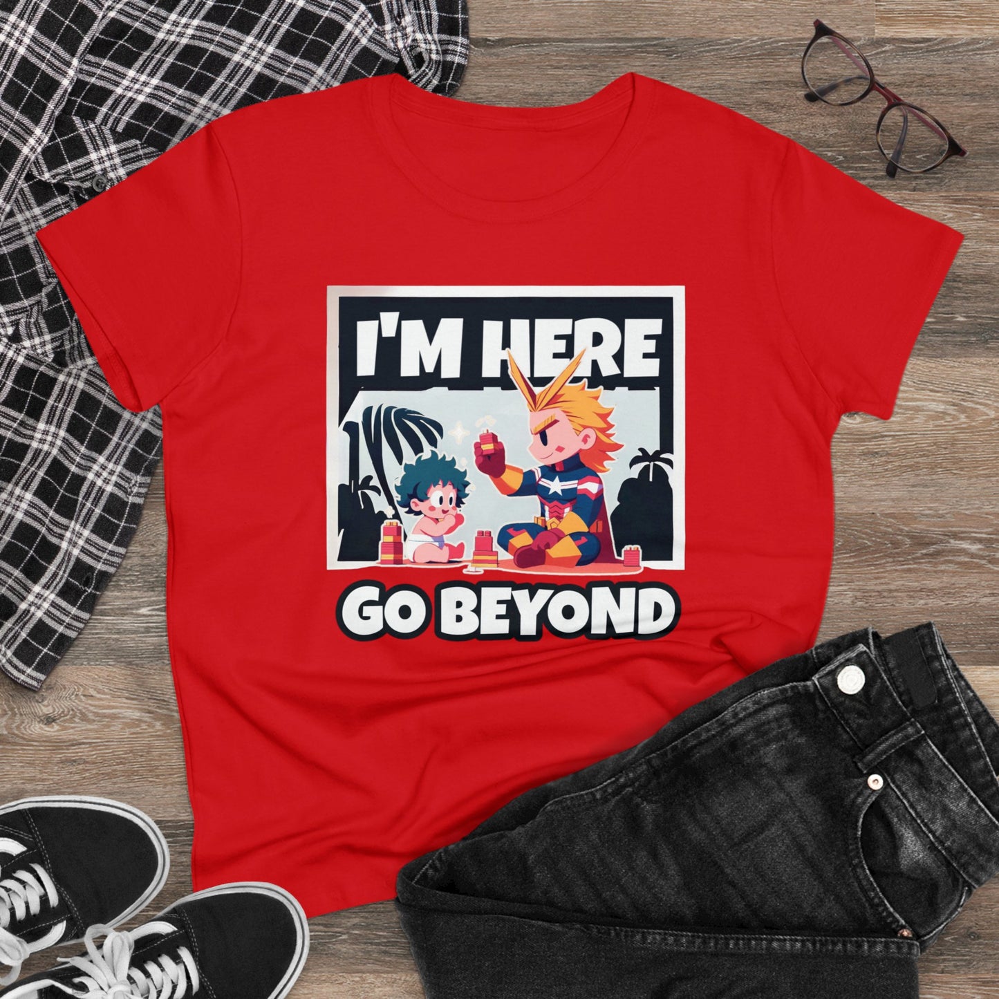 Mighty Playdate: Building Dreams in Cotton Comfort! Women's Graphic Tee