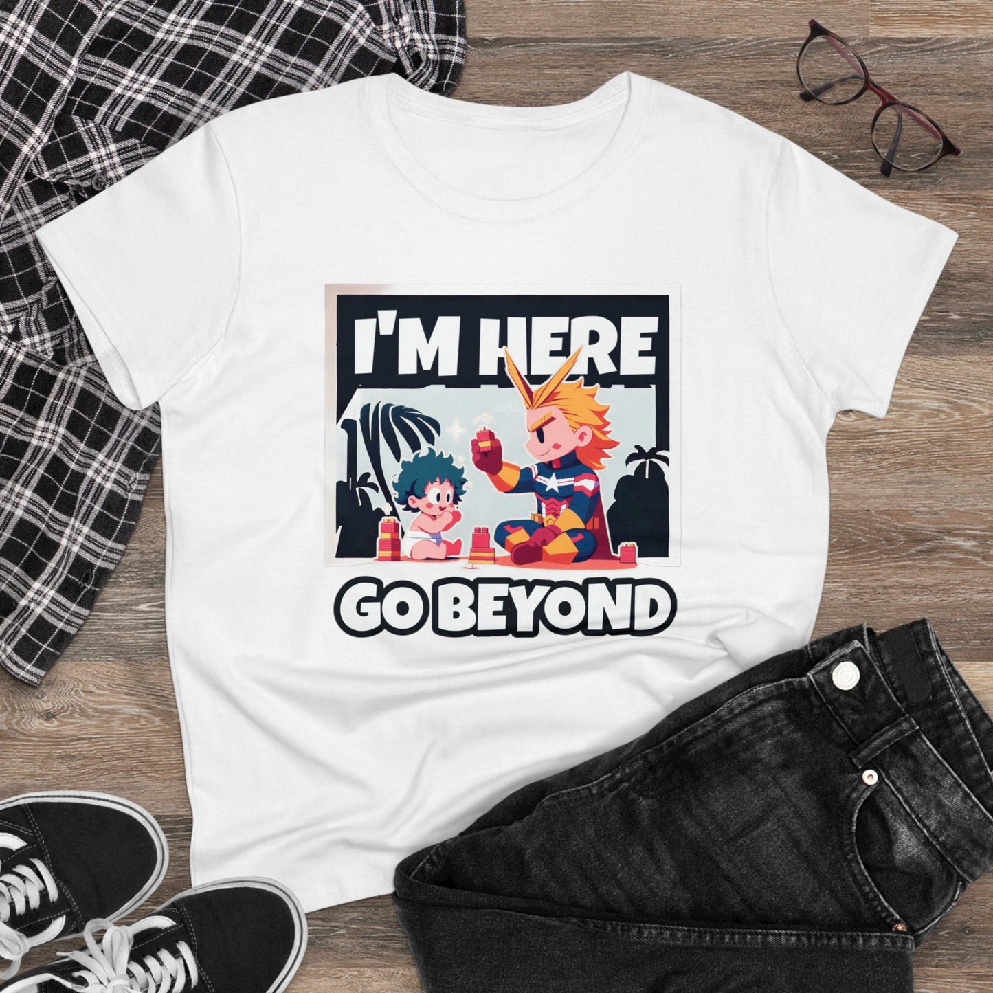 Mighty Playdate: Building Dreams in Cotton Comfort! Women's Graphic Tee