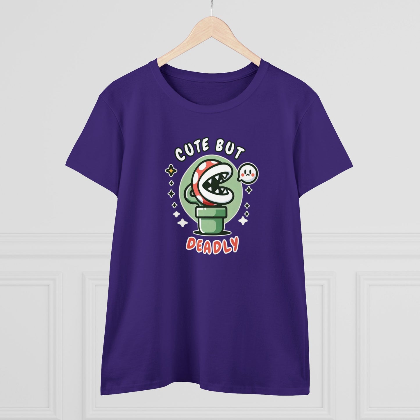 Women's Tee, Lethal Loveliness: Piranha Style