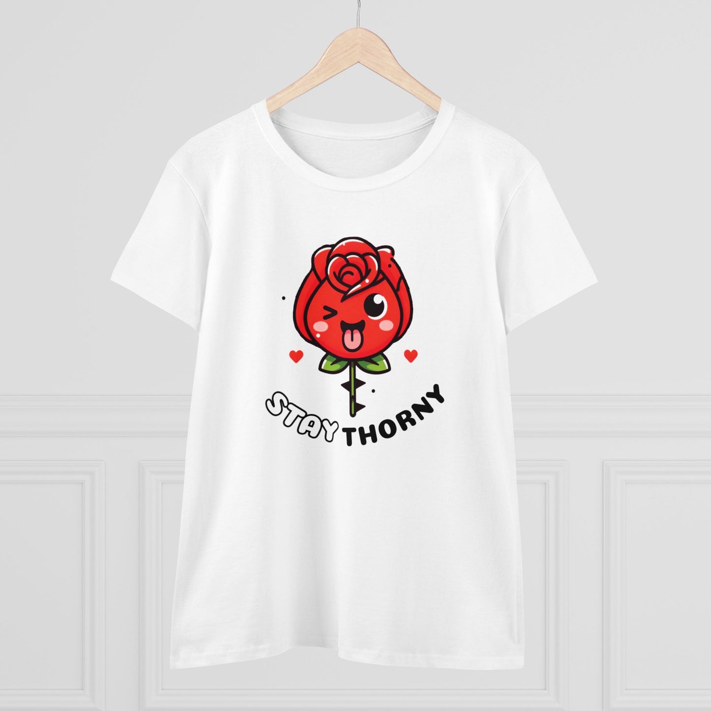 Women's Graphic Tee, Stay Thorny Soft style