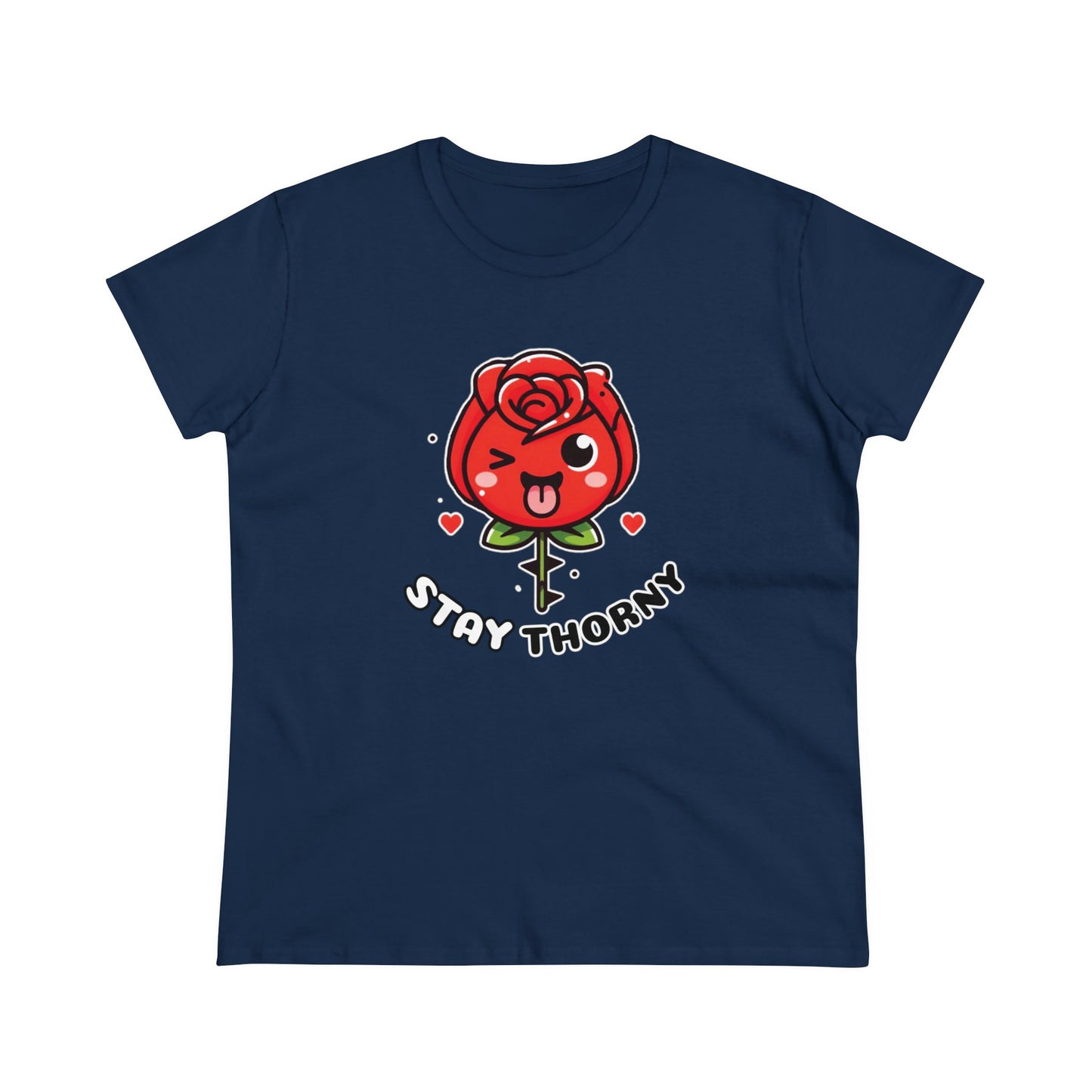 Women's Graphic Tee, Stay Thorny Soft style