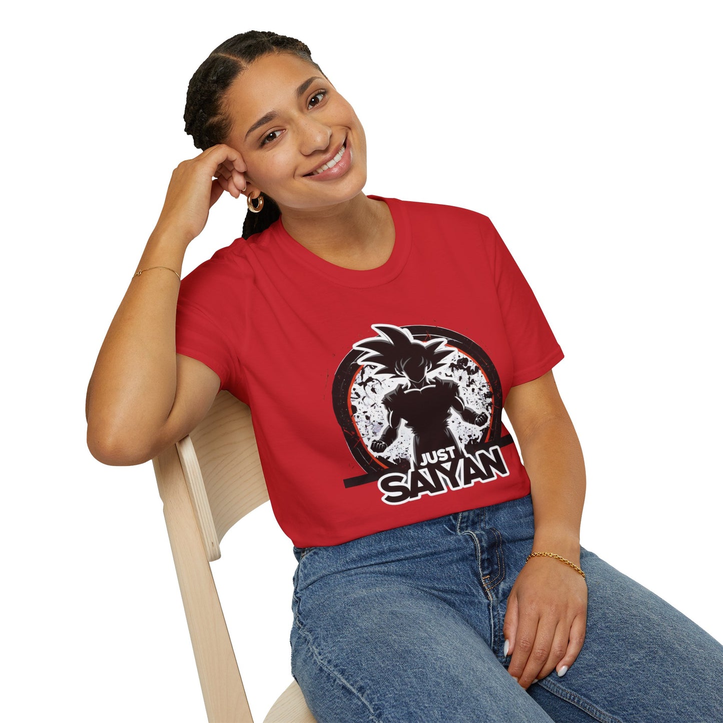 Just Saiyan: Exclusive kakarot Silhouette Graphic Tee for Anime Enthusiasts