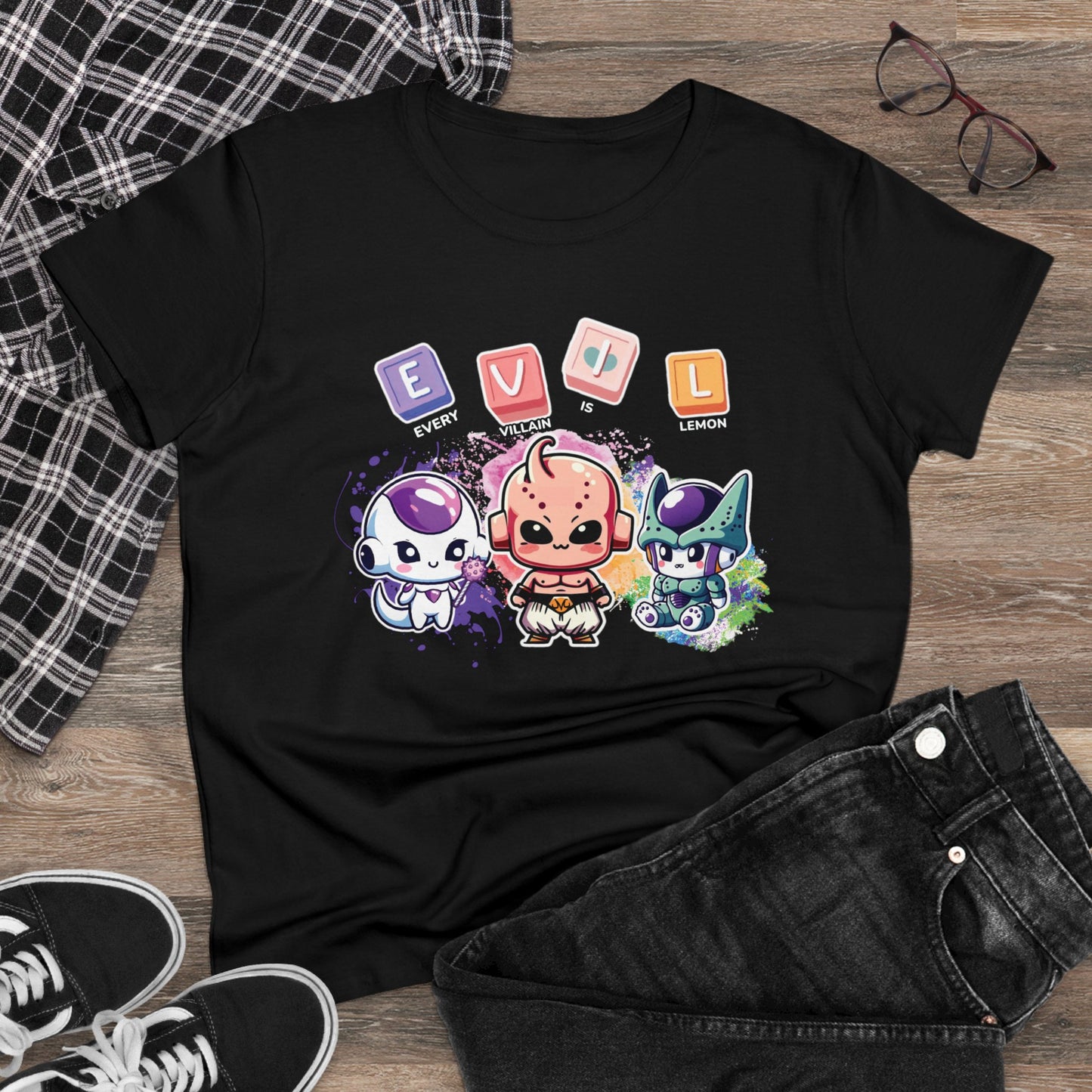 Tiny Tyrants of the Galaxy: Every Villain Is Lemon  – Death by Cuteness!, Women's Cotton Graphic Tee