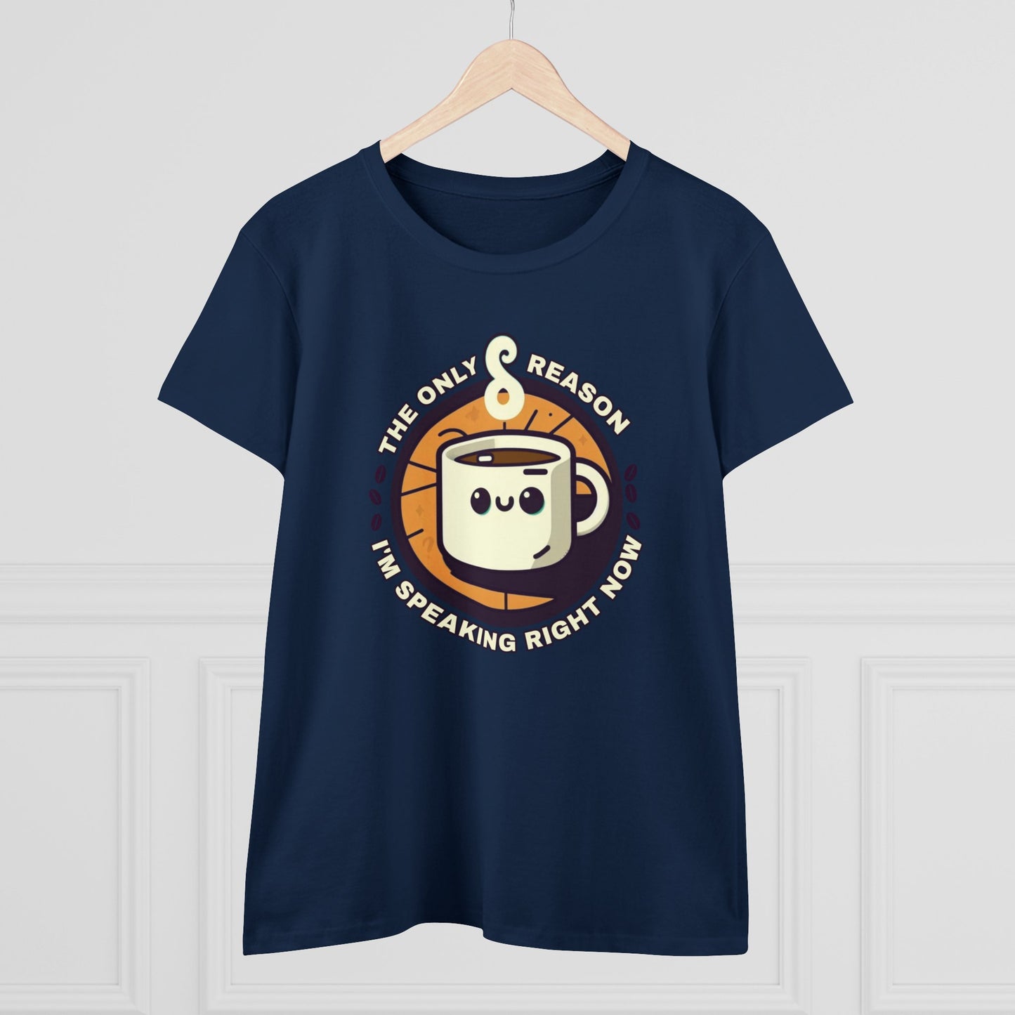 Cup of Patience Tee, Every Sip is a Shield Against Small Talk Overload, Women's Graphic T-Shirt, Because Coffee Makes Socializing Bearable!