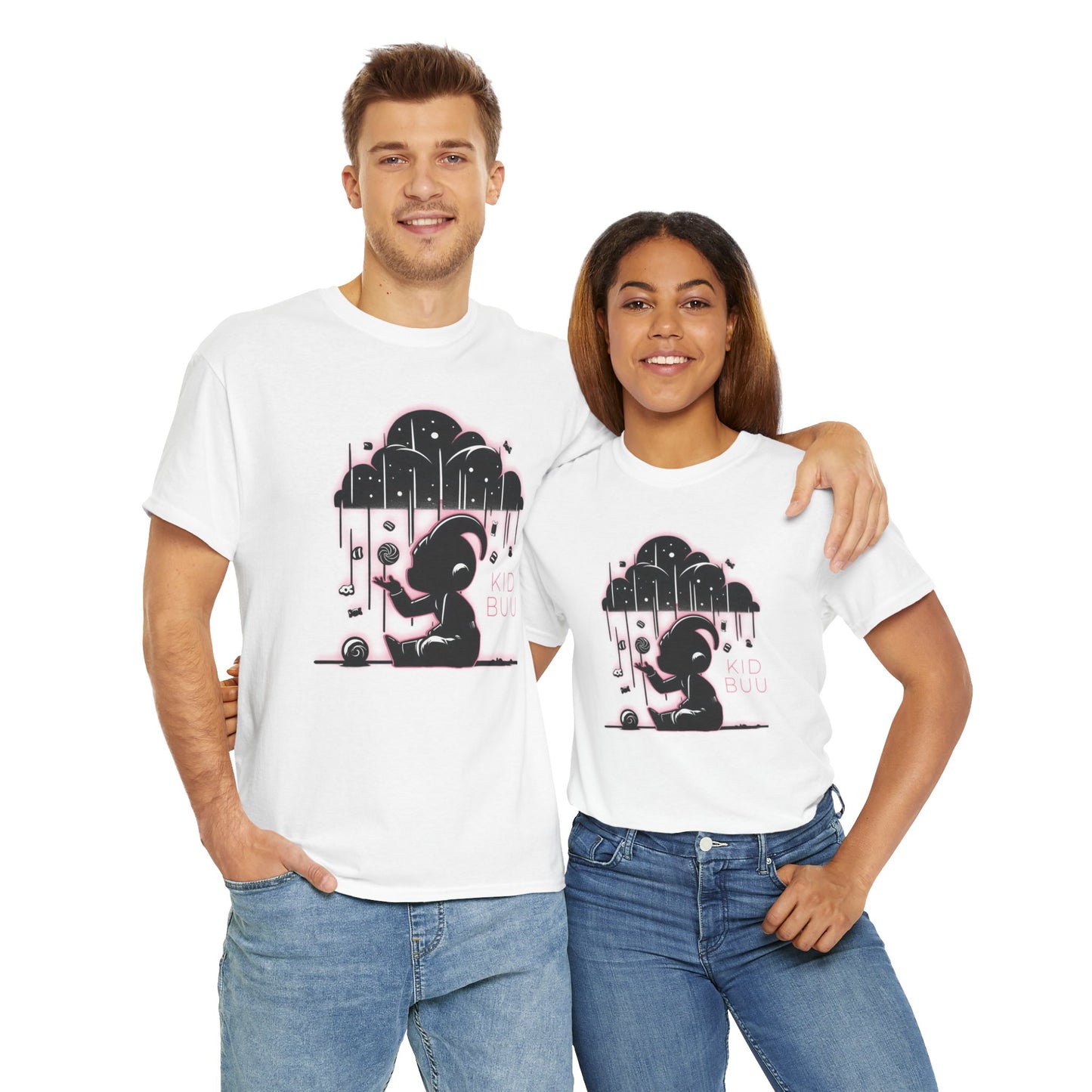Candy Catastrophe: Rain of Sweets Unisex Heavy Cotton Tee