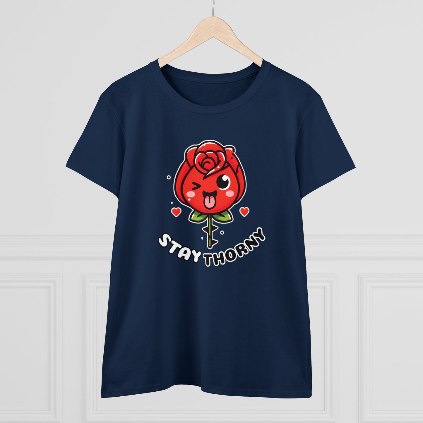 Women's Graphic Tee, Stay Thorny Soft style